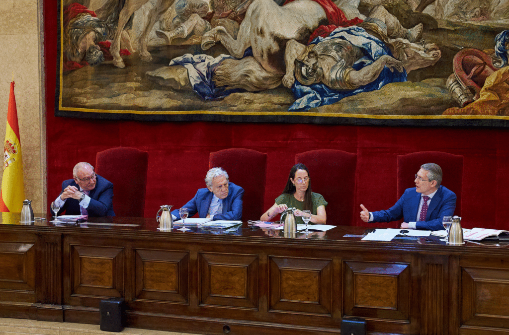 Speakers at lauch of Fundación Alternativas Report