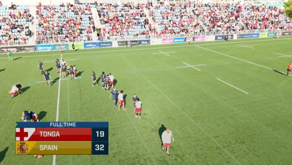 Spain Nations Cup victory over Tonga