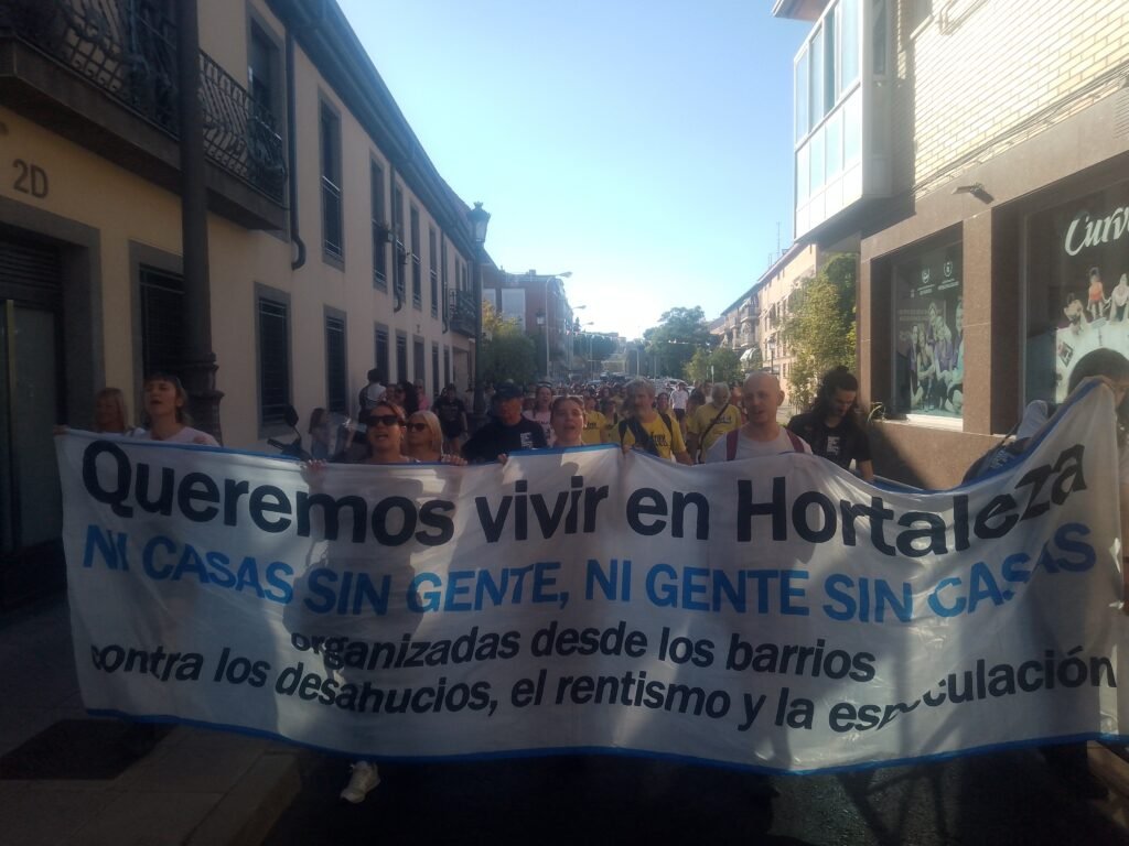 Residents of Hortaleza Protest against F1