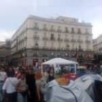 Sindicato de Inquilinas e Inquilinos de Madrid claims 1000 new members Puerta del Sol camp in Protest from Sindicato de Inquilinas e Inquilinos de Madrid continues