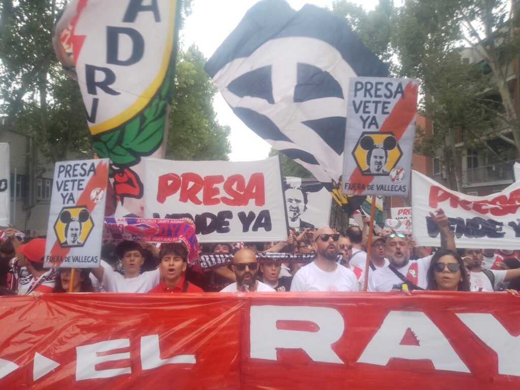 Rayo Fans take over street